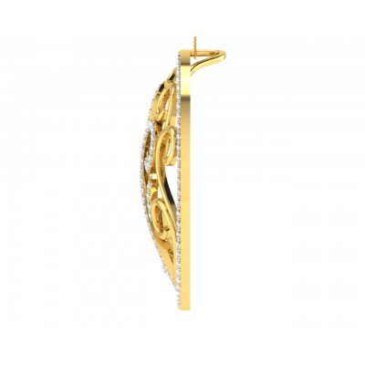 Celeste Diamond Pendant in Gold